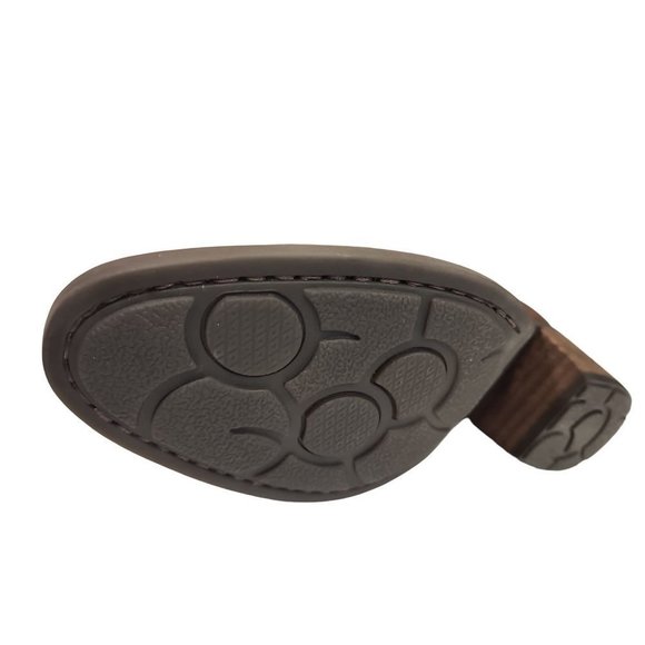 🎁 Born Fannar Leather Knee High Boot New‎ store display Woman's Size 7 - Picture 8 of 16